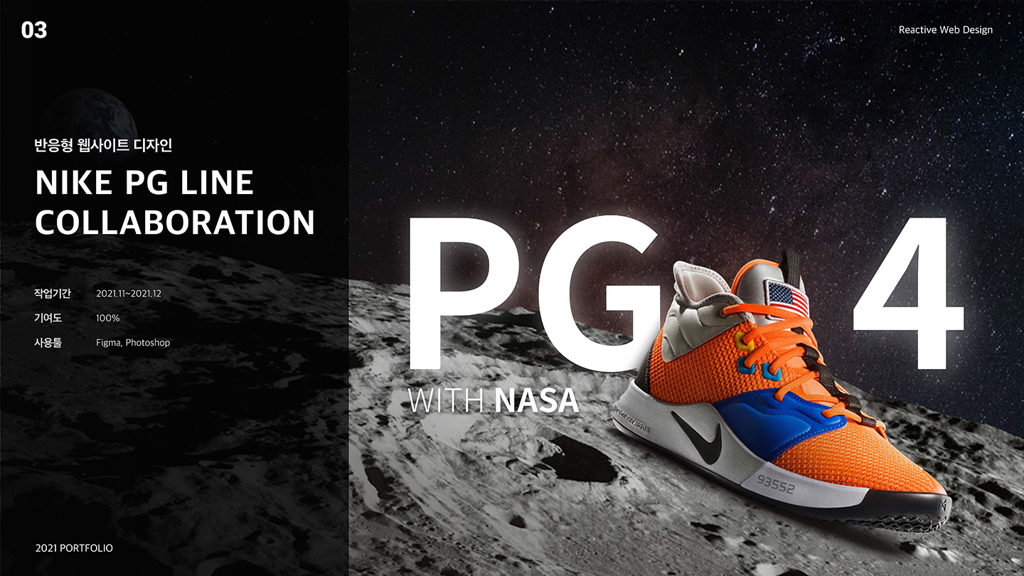 NIKE PG LINE / UI/UX 디자이너 취업 아카데미 장민진1